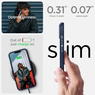 SPIGEN Mag Armor Iphone 14 PLUS / 15 PLUS Navy Blue