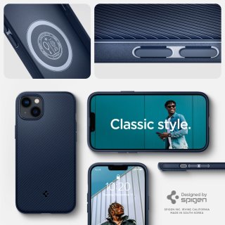 SPIGEN Mag Armor Iphone 14 PLUS / 15 PLUS Navy Blue