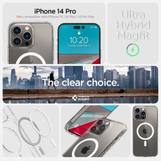 SPIGEN ULTRA Hybrid Mag Magsafe Iphone 14 PRO White
