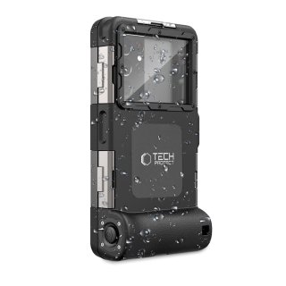 Tech-Protect Ipx8 Universal Diving Waterproof Case Black