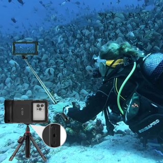 Tech-Protect Ipx8 Universal Diving Waterproof Case Black