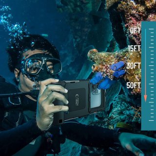 Tech-Protect Ipx8 Universal Diving Waterproof Case Black