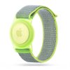 Tech-Protect Nylon For Kids Apple Airtag 1 / 2 Lime