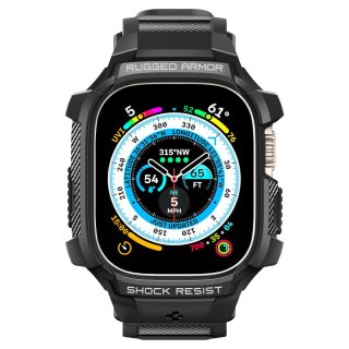 SPIGEN Rugged Armor ”PRO” Apple Watch ULTRA 1 / 2 (49 MM) Black
