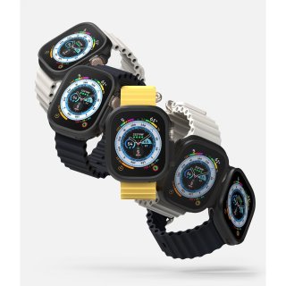 Ringke Slim 2-Pack Apple Watch ULTRA 1 / 2 (49 MM) Clear & Matte Black