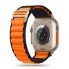 Tech-Protect Nylon PRO Apple Watch 6 / 7 / 8 / 9 / 10 / SE / ULTRA 1 / 2 (44 / 45 / 46 / 49 MM) Black/Orange