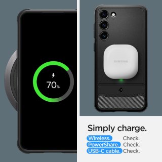 SPIGEN Rugged Armor Galaxy S23 Matte Black