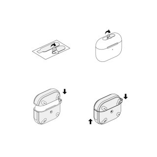 Ringke Onyx Apple Airpods PRO 1 / 2 Black