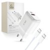 Tech-Protect C20w 2-Port Network Charger PD 20W / Qc3.0 + Type-C Cable White