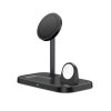 Tech-Protect Qi15w-A22 3In1 Magnetic Magsafe Wireless Charger Black