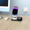 Tech-Protect Qi15w-A22 3In1 Magnetic Magsafe Wireless Charger Black