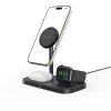 Tech-Protect Qi15w-A22 3In1 Magnetic Magsafe Wireless Charger Black