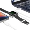 Tech-Protect Ultraboost 2In1 Magnetic Charging Cable & Lightning 150Cm Apple Watch White