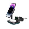 Tech-Protect Qi15w-A27 3In1 Magnetic Magsafe Wireless Charger Black