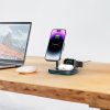 Tech-Protect Qi15w-A27 3In1 Magnetic Magsafe Wireless Charger Black
