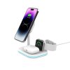 Tech-Protect Qi15w-A27 3In1 Magnetic Magsafe Wireless Charger White