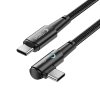Tech-Protect Ultraboost ”L” Type-C Cable 60W/6A 200Cm Grey