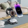 Tech-Protect Qi15w-A29 3In1 Magnetic Magsafe Wireless Charger Black