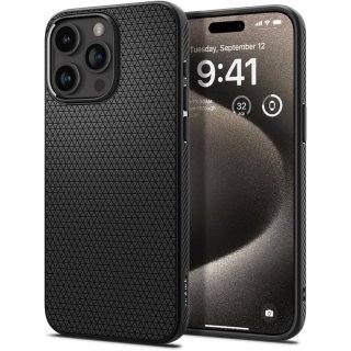 SPIGEN Liquid AIR Iphone 15 PRO MAX Matte Black