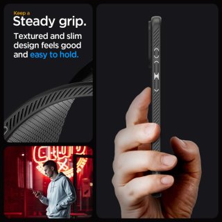 SPIGEN Liquid AIR Iphone 15 PRO MAX Matte Black