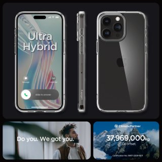 SPIGEN ULTRA Hybrid Iphone 15 PRO MAX Crystal Clear