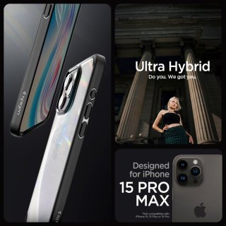 SPIGEN ULTRA Hybrid Iphone 15 PRO MAX Matte Black