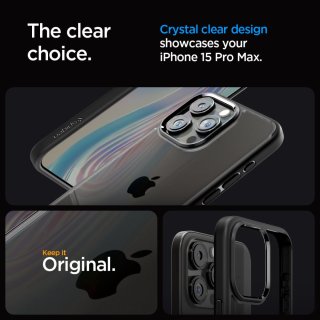 SPIGEN ULTRA Hybrid Iphone 15 PRO MAX Matte Black