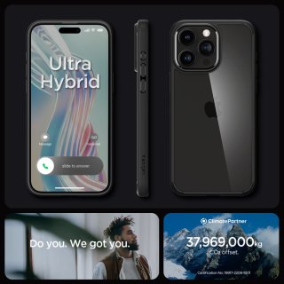 SPIGEN ULTRA Hybrid Iphone 15 PRO MAX Matte Black