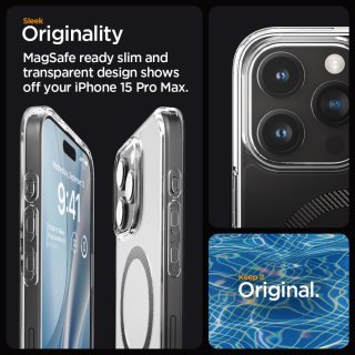 SPIGEN ULTRA Hybrid Mag Magsafe Iphone 15 PRO MAX Carbon Fiber
