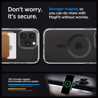 SPIGEN ULTRA Hybrid Mag Magsafe Iphone 15 PRO MAX Carbon Fiber