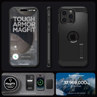 SPIGEN Tough Armor Mag Magsafe Iphone 15 PRO MAX Black