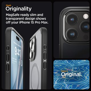SPIGEN ULTRA Hybrid Mag Magsafe Iphone 15 PRO MAX Frost Black
