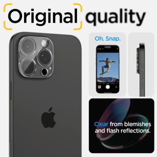 Osłona Aparatu SPIGEN Optik.Tr Camera Protector 2-Pack Iphone 14 PRO / PRO MAX / 15 PRO / PRO MAX / 16 PRO / PRO MAX Crystal Clear