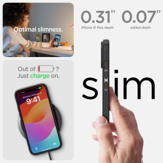 SPIGEN Liquid AIR Iphone 15 PLUS Matte Black