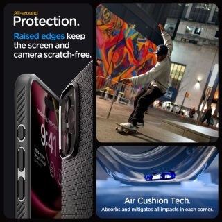 SPIGEN Liquid AIR Iphone 15 PRO Matte Black