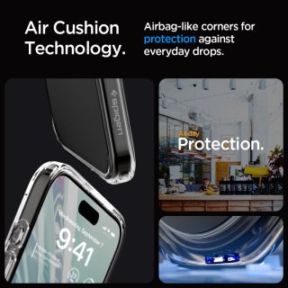 SPIGEN ULTRA Hybrid Iphone 15 PRO Crystal Clear