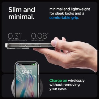 SPIGEN ULTRA Hybrid Iphone 15 PRO Frost Clear
