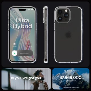 SPIGEN ULTRA Hybrid Iphone 15 PRO Frost Clear