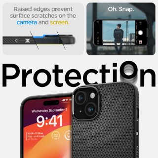SPIGEN Liquid AIR Iphone 15 Matte Black