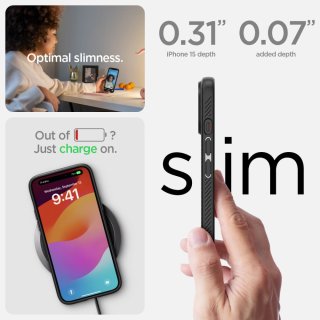 SPIGEN Liquid AIR Iphone 15 Matte Black