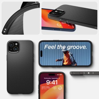 SPIGEN Liquid AIR Iphone 15 Matte Black