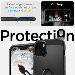 SPIGEN Tough Armor Mag Magsafe Iphone 15 Black