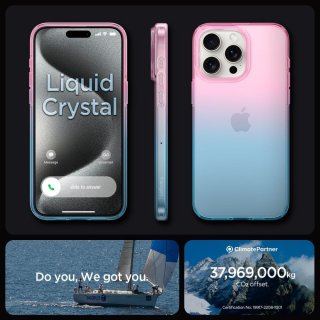 SPIGEN Liquid Crystal Iphone 15 PRO Gradation Pink