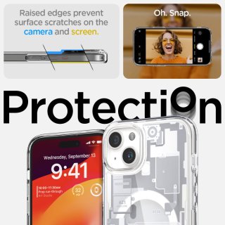 SPIGEN ULTRA Hybrid Mag Magsafe Iphone 15 Zero One White