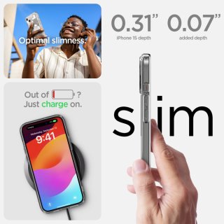 SPIGEN ULTRA Hybrid Mag Magsafe Iphone 15 Zero One White