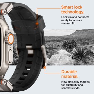 SPIGEN Durapro Armor Apple Watch 6 / 7 / 8 / 9 / 10 / SE / ULTRA 1 / 2 (44 / 45 / 46 / 49 MM) Black