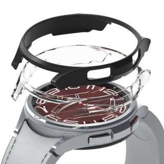 Ringke Slim 2-Pack Galaxy Watch 6 Classic (43 MM) Clear & Black