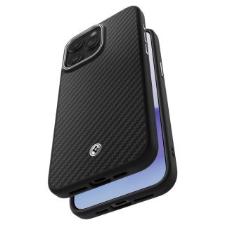 SPIGEN Enzo Aramid Mag Magsafe Iphone 15 PRO Matte Black