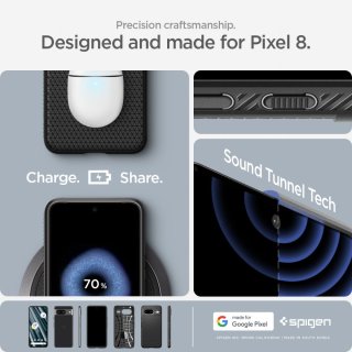 SPIGEN Liquid AIR Google Pixel 8 Matte Black