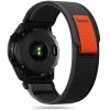 Tech-Protect Nylon Garmin Fenix 5 / 6 / 6 PRO / 7 Black/Orange